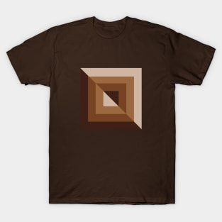 Earth Tones Geo Emboss T-Shirt